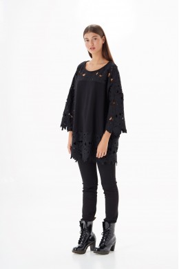 TUNIC OVER SIZE WITH LACE