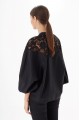 POPLIN LACE SHIRT